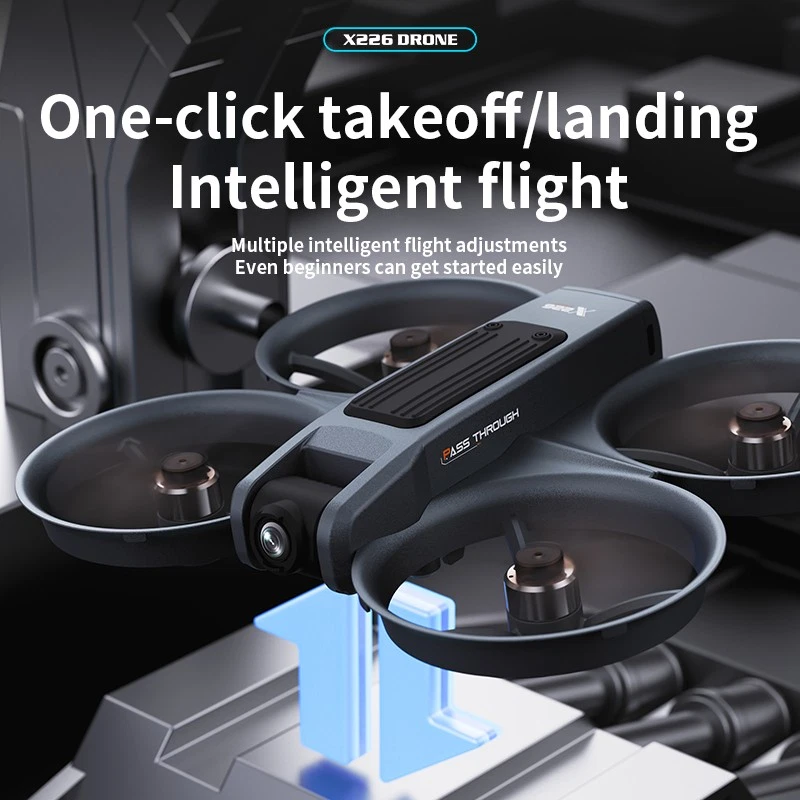 4.5" Remote Control Screen Camera Drone Propeller Protection VR Aircraft Toy - Image 4 of 4