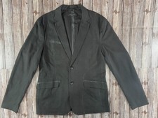 Rag Bone twill two buttons Blazer Sport Coat Sz 40 color black NWOT