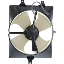 A/C Condenser Cooling Fan For 2004-2008 Acura TL Single Fan Passenger Side