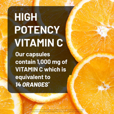 Vitamin C 1000Mg Capsules - Extra Strength Vegan Vitamin C for Daily Antioxid...