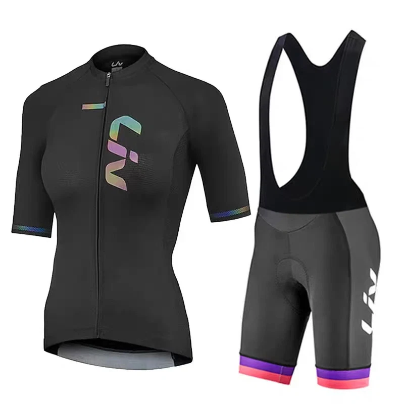 Camiseta deportiva de ciclismo de verano para mujer manga corta secado rápido transpirable alta elasticidad Foto 4 de 4