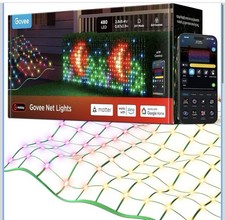 Govee Outdoor Net Lights, 2.8 9.4ft with RGBIC and DIY Functions, 480 LEDs