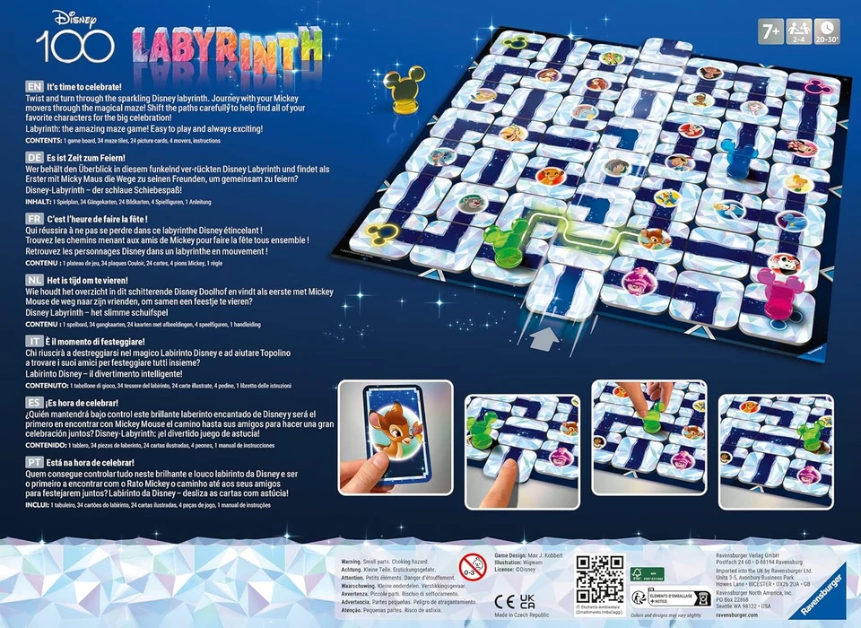 Disney 100 Labyrinth - The Moving Maze Family Game - Image 3 of 4