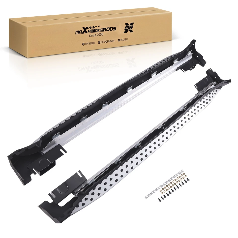 Nerf Bars Side Step Kit for Mercedes-Benz ML350 ML500 ML550 W164 2006-11 Black - Image 4 of 4