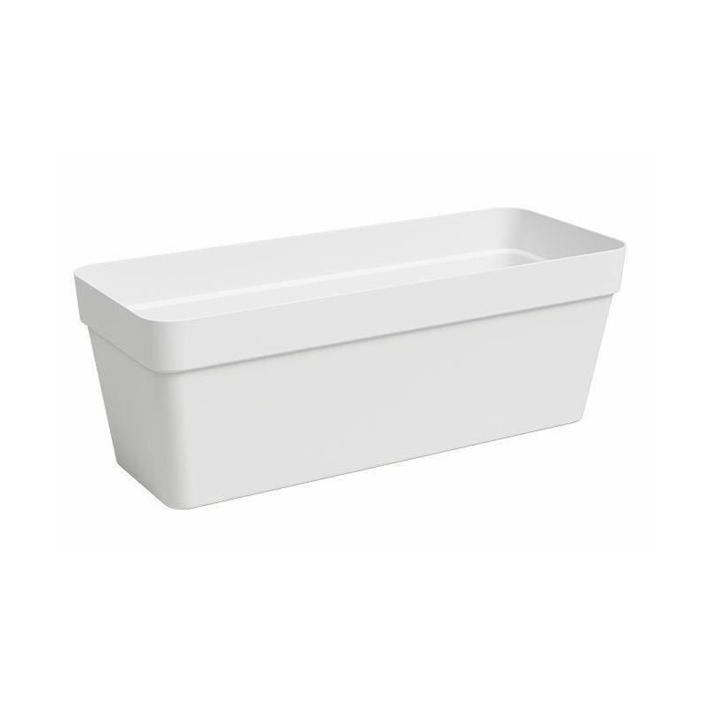 Jardinière rectangulaire Artevasi plastique blanc légère pour fenêtres