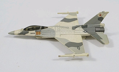 Corgi F-16 Fighting Falcon Aggressor Kampfjet Flugzeug ohne Ständer - Bild 1 von 12