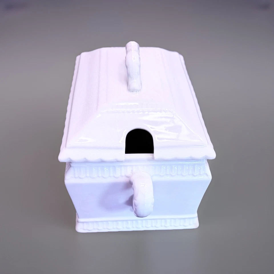 Antique Bridgwood & Son Tureen White Ironstone with Lid Excellent Condition - Image 3 of 4