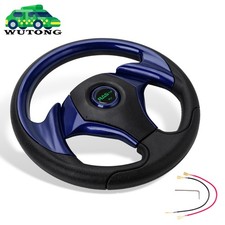 12.5 Blue Golf Cart Steering Wheel For Ezgo Txt Rxv Yamaha And Club Car 6 Holes 12.5 Blue Golf Cart Steering Wheel For Ezgo Txt Rxv Yamaha And Club Car 6 Holes
