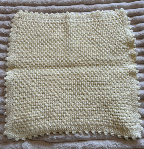 Hand Crotchet Premature Doll Baby Blanket - Picture 2 of 2