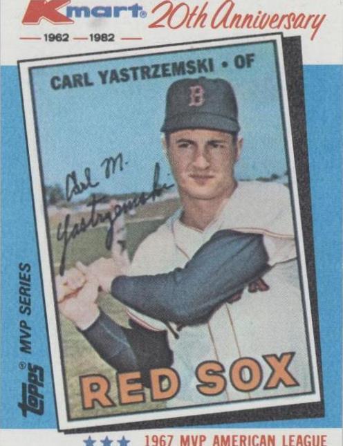 1982 Topps Kmart MVP Series - Carl Yastrzemski #11 - 1 of 1