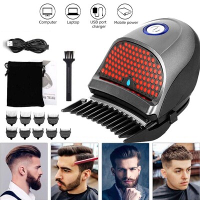 Profi Herren Haarschneidemaschine Selbstschneiden Kabellos Elektrisch Haarschneider USB