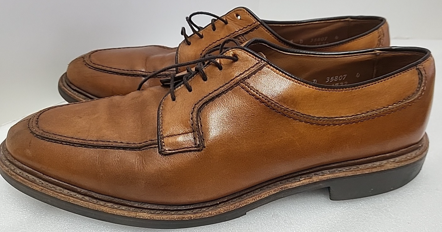 SAOLA Scarpe eleganti Allen Edmonds Norse Split Toe Derby da uomo 11 5 D marroni made in USA