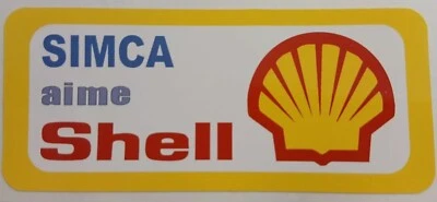 Autocollant SIMCA aime Shell