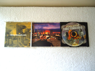 Jeu PC Star Wars Force Commander (USA) - Édition LucasArts, Bon état Complet