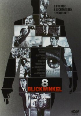 8 BLICKWINKEL - DEUTSCHES DVD STEELBOOK - VANTAGE POINT - DENNIS QUAID