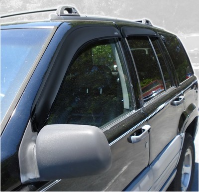 Auto Ventshade 194252 Ventvisor In-Channel Deflector 4 pc Fits Grand Cherokee