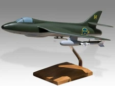 Hawker Hunter J34 Mk5 Swedish Air Force Desk Wood Airplane New Model Large 1/32