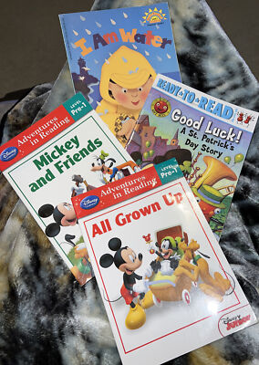 Good Luck St. Patrick s Day,I Am Water, All Grown Up, Mickey Ready To Read Lot 4
