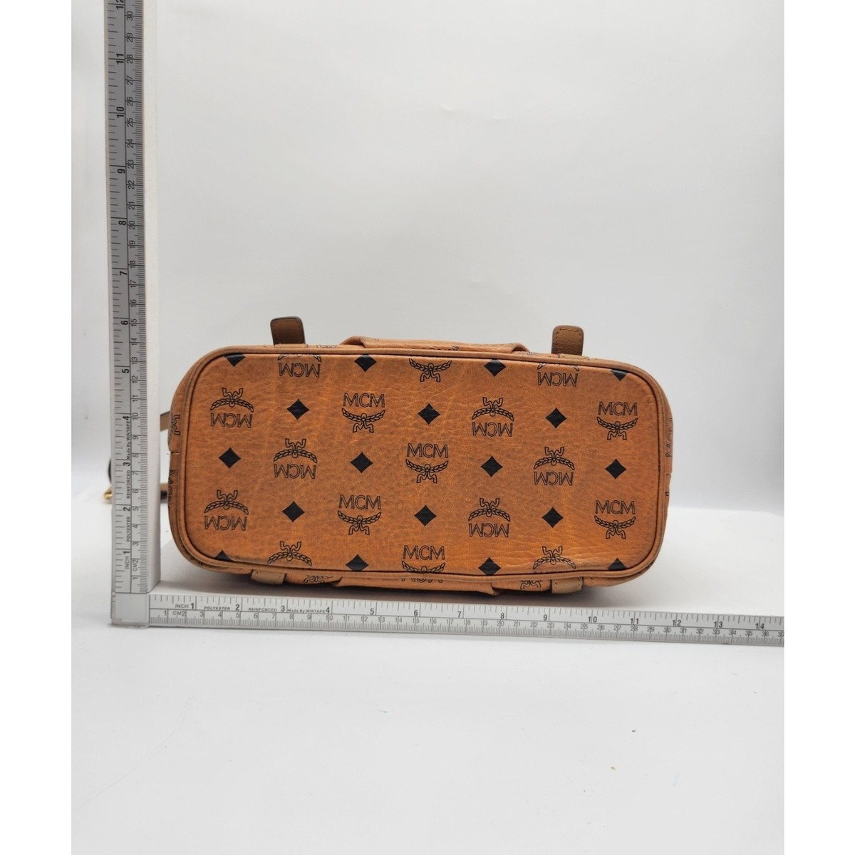 MCM Visetos Cognac Tote Bag 368MCMXEH | eBay