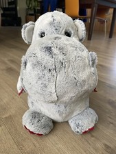 Aurora Gray Hippo Plush Stuffed Animal Gray Soft Cute Plump Kid Toy Huggable 12