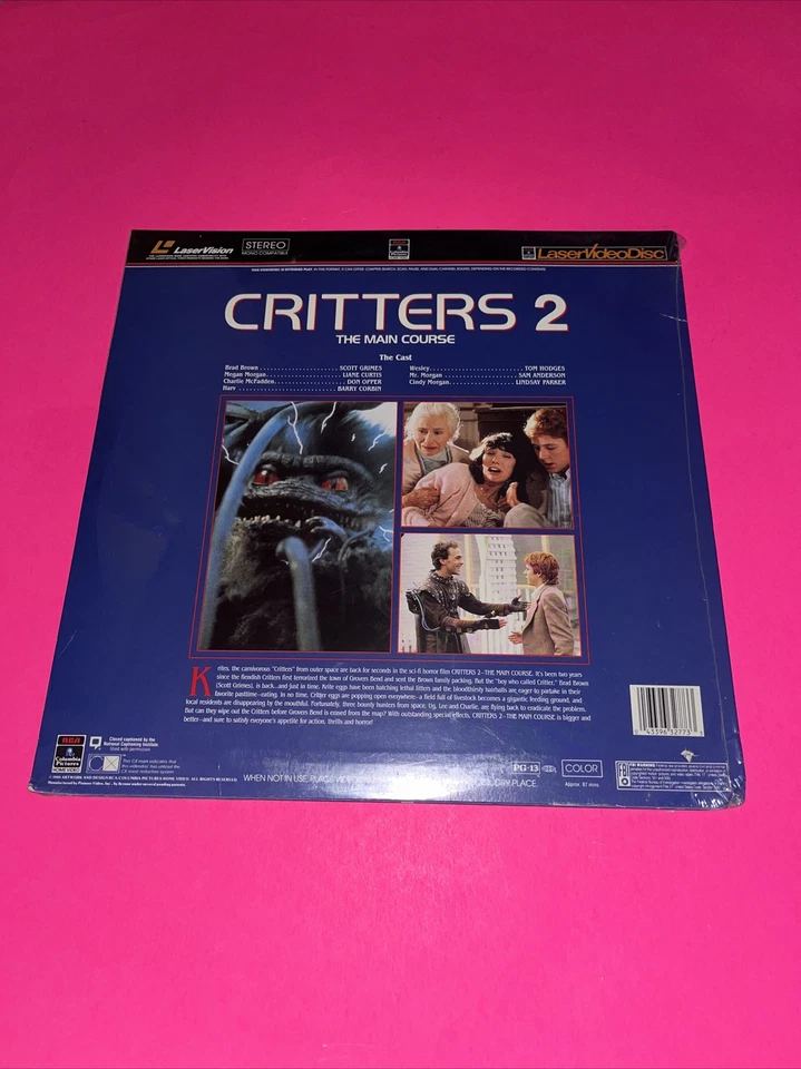 Critters 2 Laserdisc Movie- Brand New / Sealed - Image 2 of 2