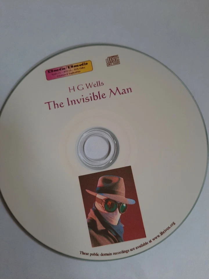 H G Wells / Invisible Man / 5+hrs Unabridged Audiobook Mp3 CD