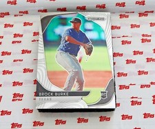 2020 Panini Prizm Brock Burke Rookie Card #195 - Rangers