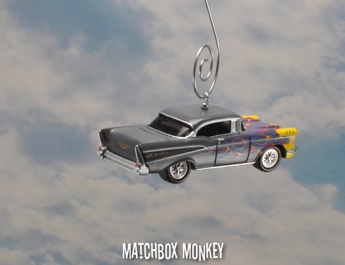 '57 Chevy Bel Air Custom Christmas Ornament Chevrolet 1/64 Muscle Car 50's 1957 - Picture 8 of 12