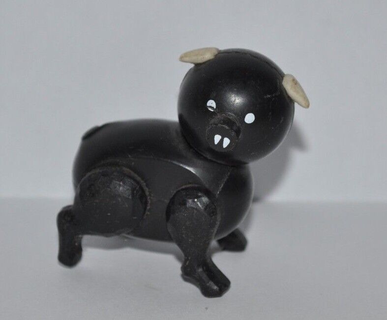 Fisher Price Little People BLACK Animal 1970s FPLP Farm Online limited product online shop PIG