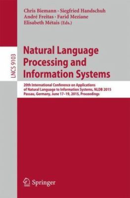 Natural Language Processing and Information Systems : 20th International Conf...