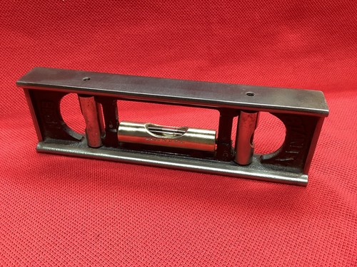 Vintage Stanley No. 36 Eisen Wasserwaage 6" Double Lot 3 Fläschchen schön! L👀K!