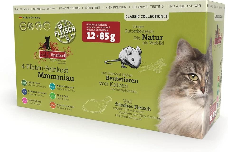 Catz finefood Multipack 2, 12 x 85g Beutel, Feinkost Katzenfutter nass, Sorten - Bild 2 von 4