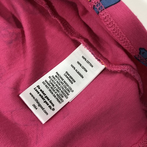 Life Is Good Crusher T-Shirt Girl’s XL (12-14) Pink Happy Horse Print Graphic - Picture 4 of 5