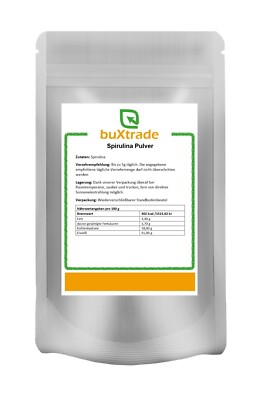 5x 1 kg | Spirulina Pulver | Powder | 100% rein | Futter | Superfood | Algen