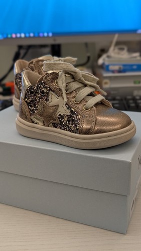 Sneakers glitter stelle nero giardini 19 bambina - Foto 4 di 8