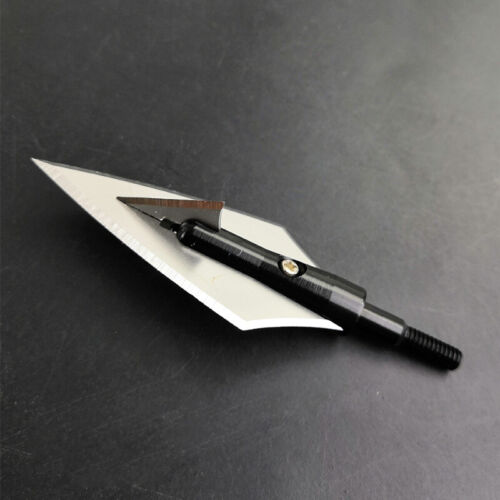 Bogenschießen Pfeilspitzen Klinge Broadheads Schraubspitzen Spitzen Zielscheibe Jagd Schießen - Bild 13 von 16