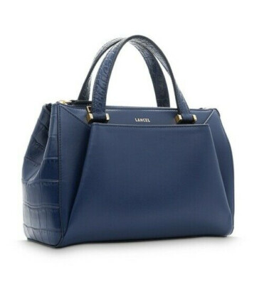 LANCEL Shopper Tasche XS Lison aus glattem Rindsleder und Kroko-Optik