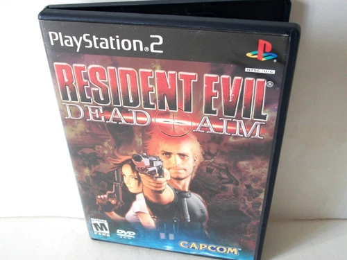 Resident Evil Dead Aim Case Only NO GAME PlayStation 2 PS2 Empty Art Original