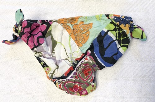 JCrew Crewcuts Girls Tropical Print Patchwork Bikini Sz M (4/5) EUC - Picture 8 of 9