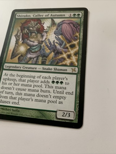 Shizuko, Caller Of Autumn - Betrayers Of Kamigawa Unplayed! UP NM Green Rare - Picture 4 of 8