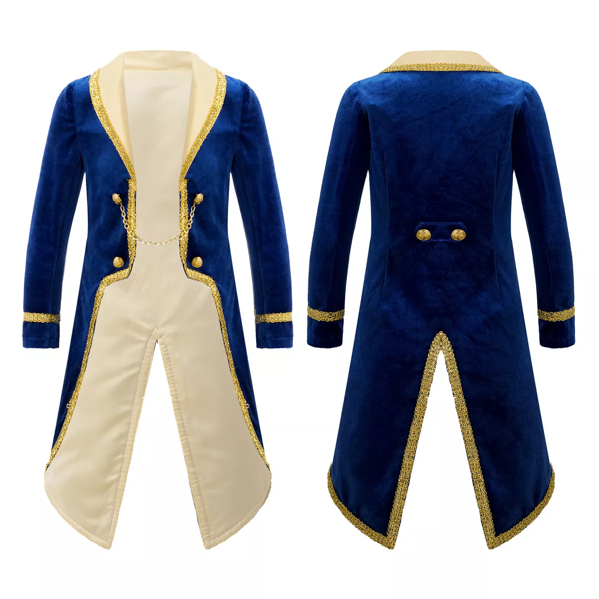 Baby Boy Tuxedo Coat Prince Party Fancy Costume Halloween Cosplay