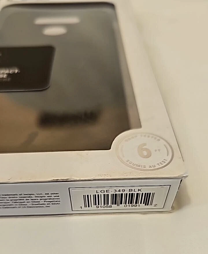 Funda protectora para teléfono Incipio octano absorbente de impactos o protección trasera LG G6 Foto 4 de 4