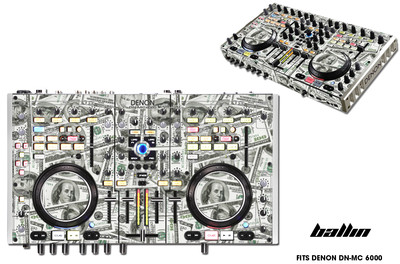 Skin Decal Wrap Denon DN MC 6000 DJ Controller Interface Pro Audio Sticker BALLN