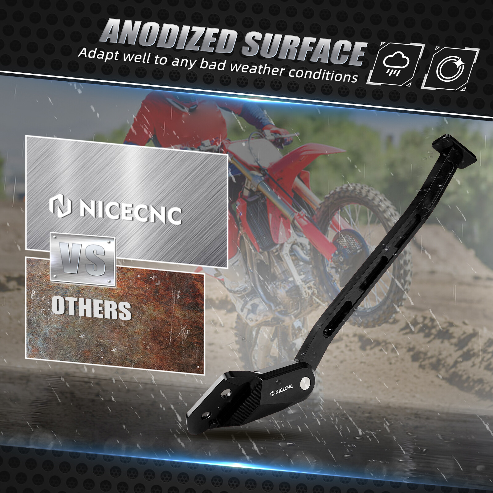 NICECNC Red Forged Shift Lever Compatible With Honda CRF250R 2018-2023,CRF450R 2017 - View #8
