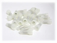 25 pc Nylon Crimp Cap Closed End Connectors for Car Stereo Installation 22-18 ga
