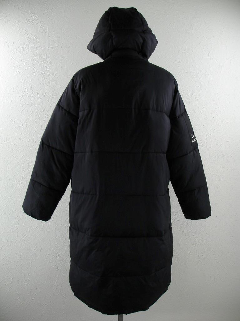 Women's sz M Kangol X H&M Black Long Puffer Coat Parka Women's sz M Kangol X H&M Black Long Puffer Coat Parka