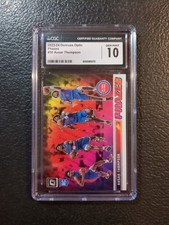AUSAR THOMPSON 2023-24 Donruss Optic  PHAZES CASE HIT SSP CGC 10 GEM PISTONS 