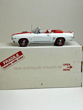 Danbury Mint 1:24 Scale Diecast 1969 Chevy Camaro SS Convertible, Read, Lot #1