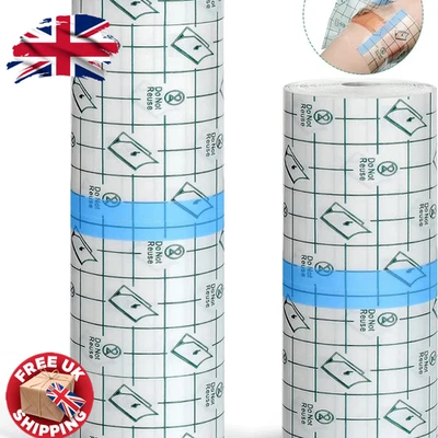 Tattoo Aftercare Bandage Roll Waterproof Transparent Film Second Skin Healing UK