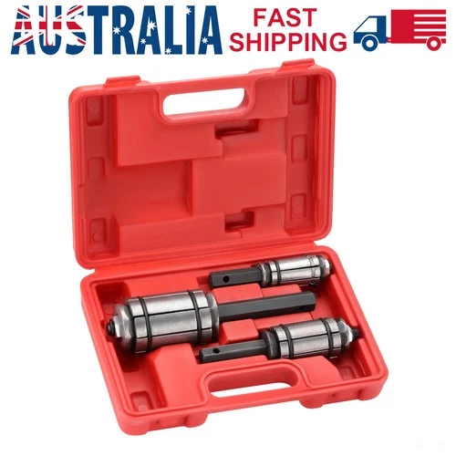 3 PCS Car Tail Pipe Expander Set Muffler Exhaust Pipe Dent Remover Tool Kit NEW
